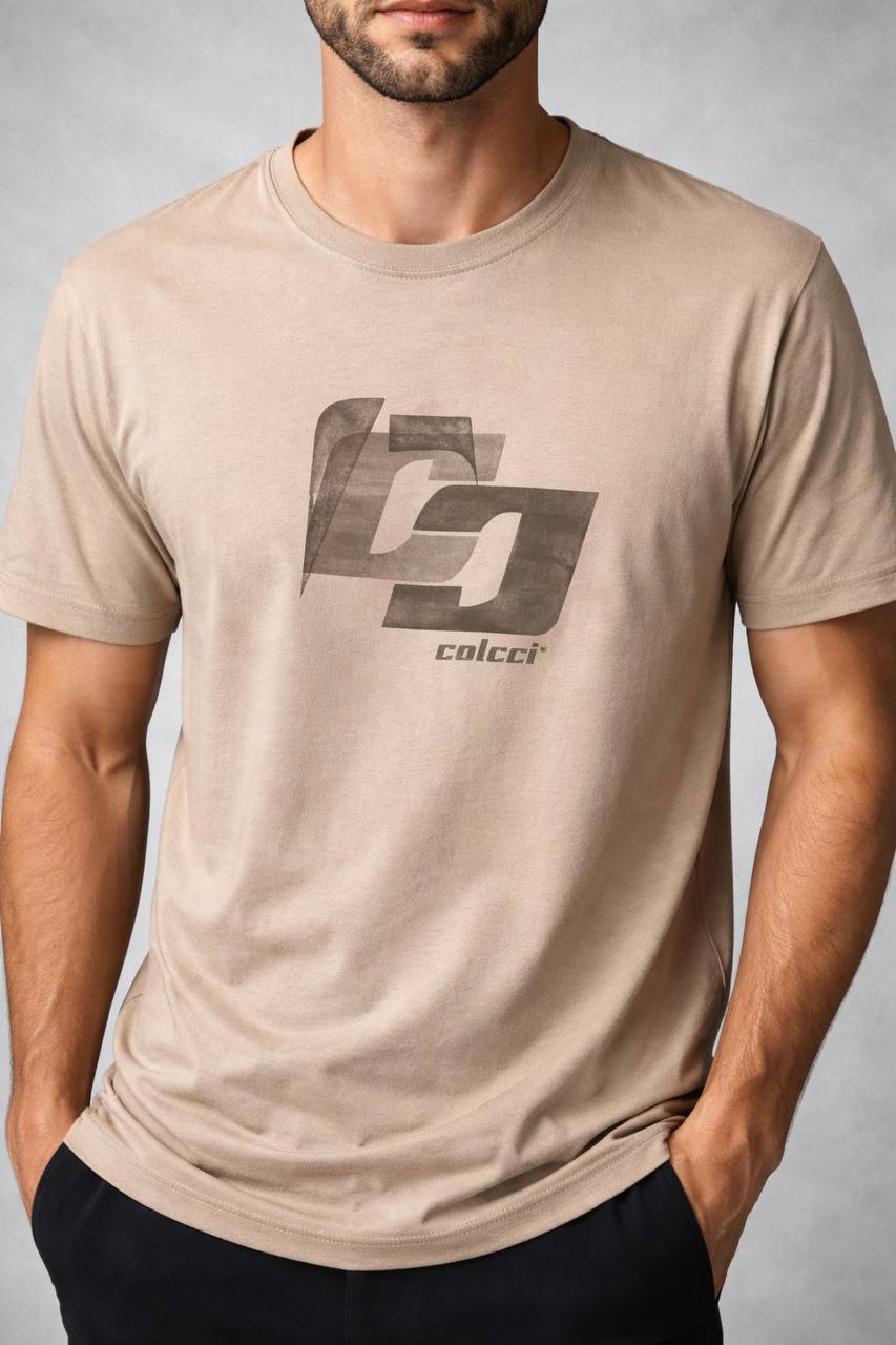 Camiseta Colcci Marrom Claro