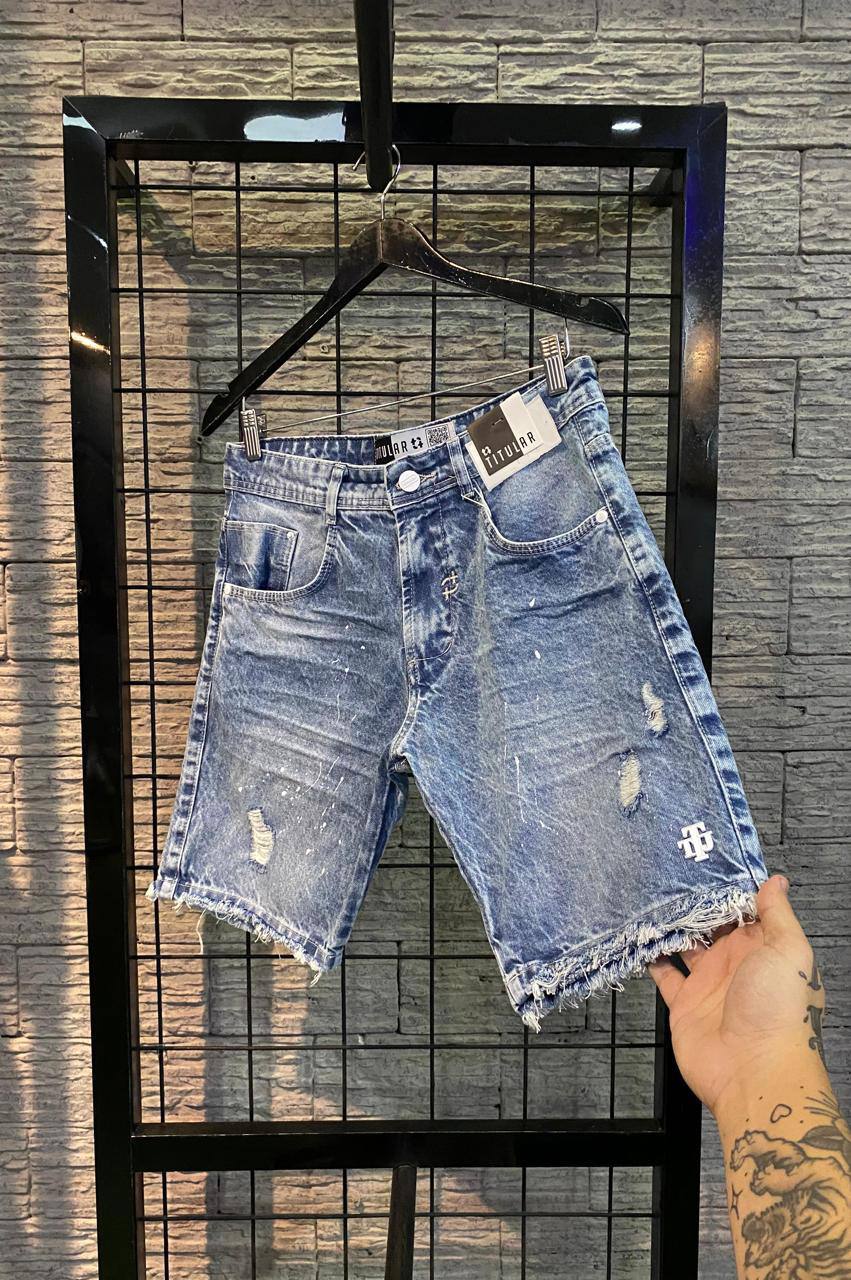 Bermuda Jeans - Azul Claro
