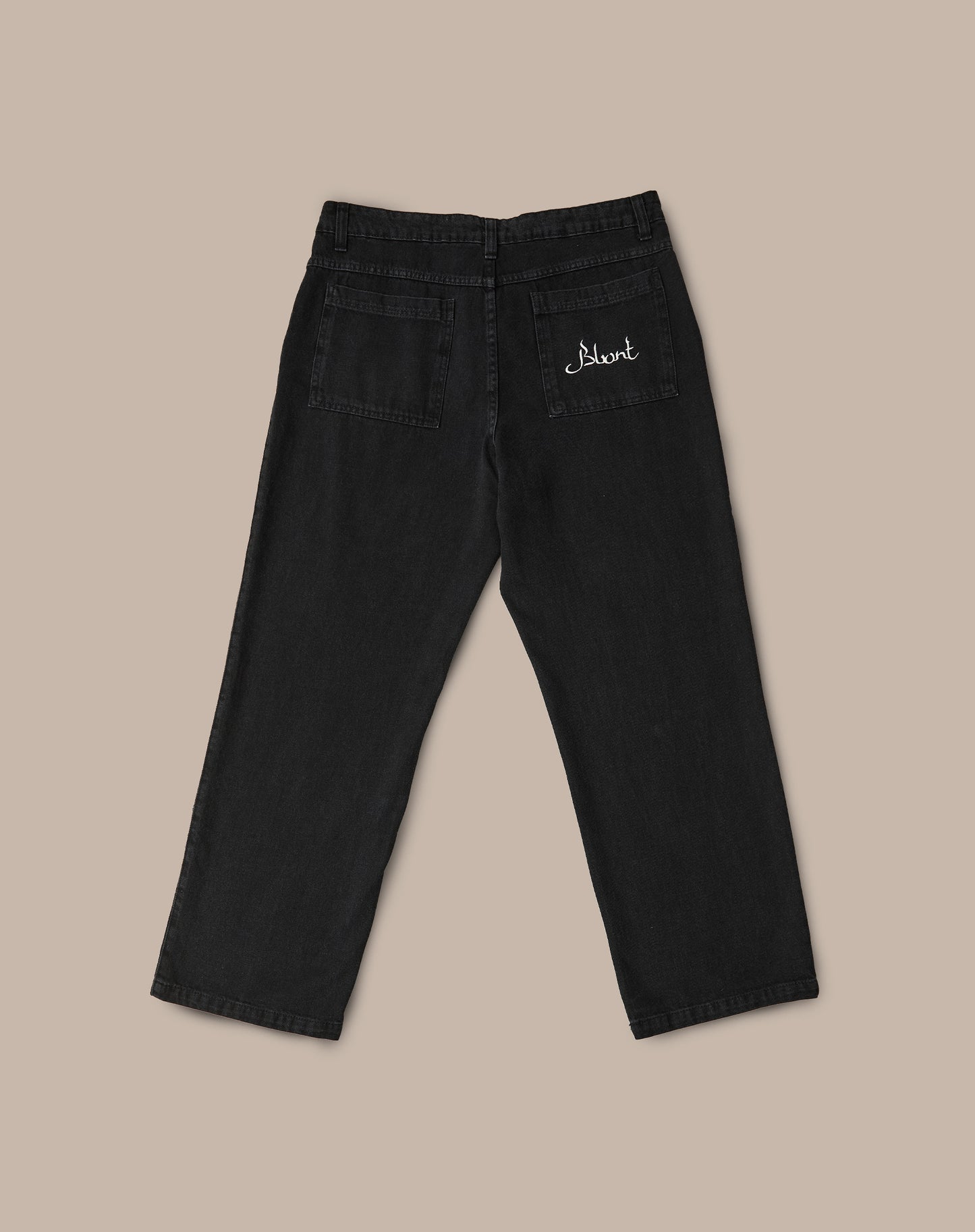Calça Jeans Cargo Preta Bront