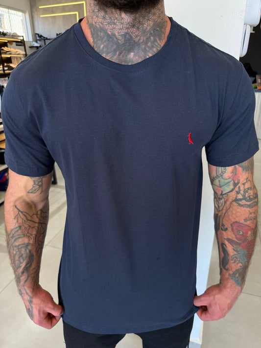 Camiseta Reserva - Azul/Vermelho