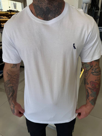 Camiseta Reserva - Branca/Preta