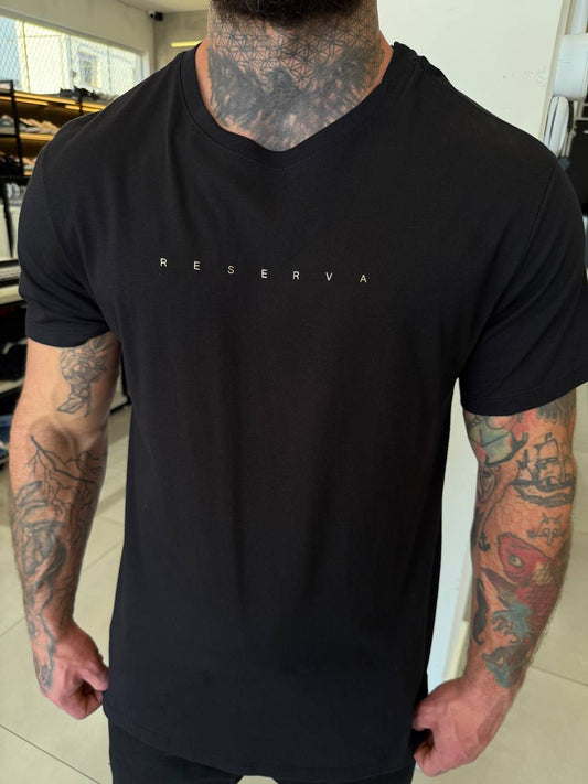 Camiseta Reserva - Preto/Branco