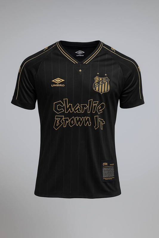 Camiseta Tailandesa Santos Preta