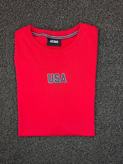 Camiseta Aero Vermelha USA