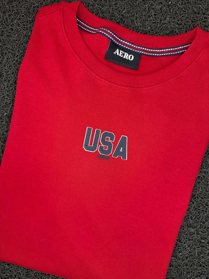 Camiseta Aero Vermelha USA