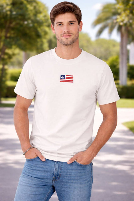 Camiseta Aero Branca USA