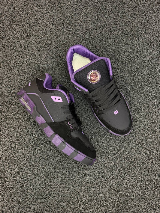 Tênis Heart Freeday Preto Com Roxo