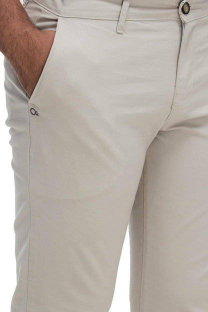 Calça de Sarja Bege Ogochi