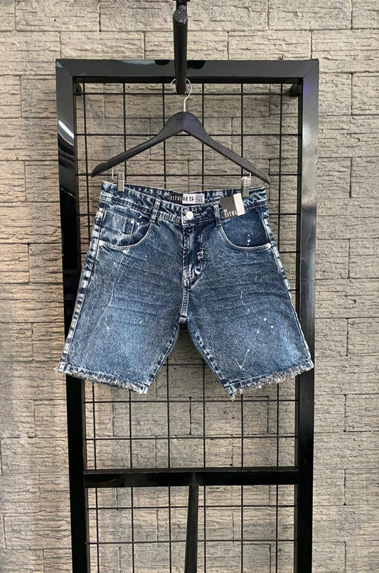 Bermuda Jeans - Azul